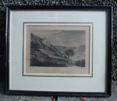 Bild von der Burg Sonneck - Stahlstich v. Carl Mayer`s K.-A.
